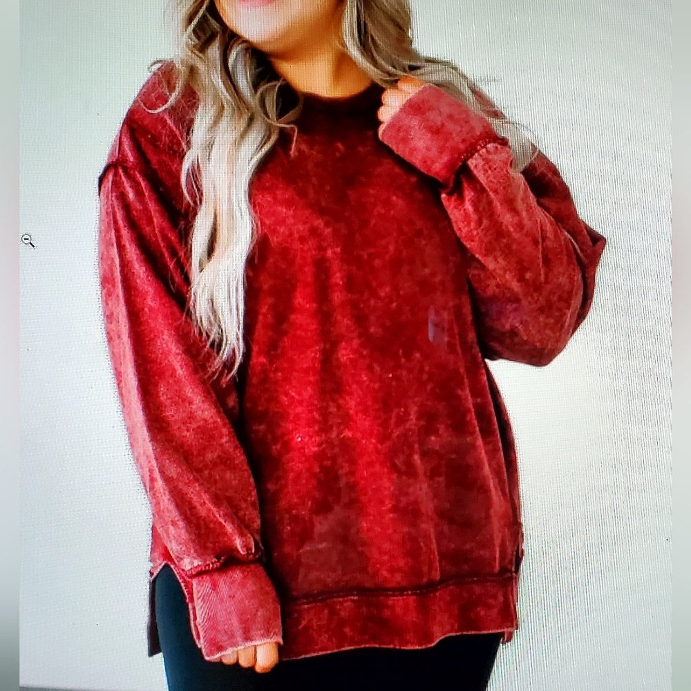 Exposed Seam Sweatshirt